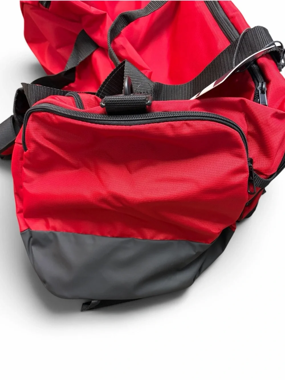 adidas Red and Black Training Duffel Bag